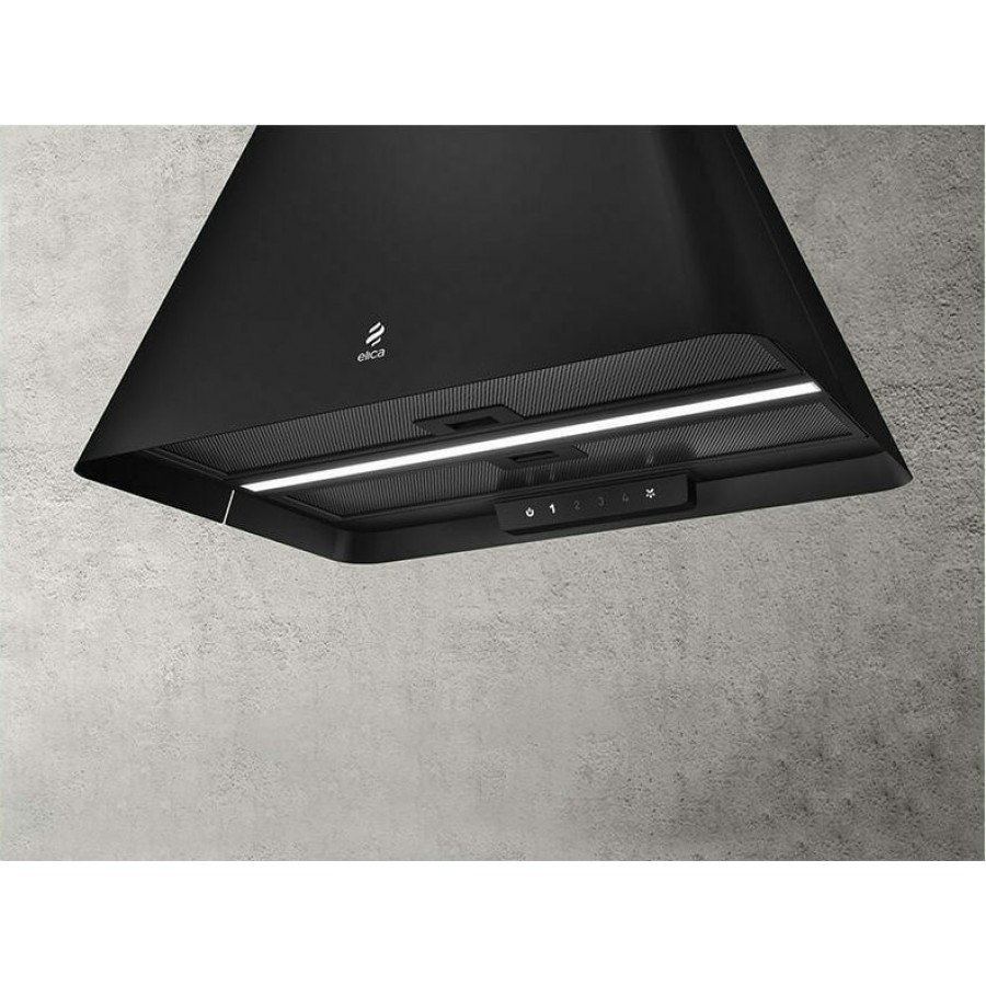 Elica Ikona Light BL/F/60 Απορροφητήρας Νησίδα Ανακύκλωσης 60cm Μαύρος Elica Ikona Light BL/F/60 Απορροφητήρας Νησίδα Ανακύκλωσης 60cm Μαύρος